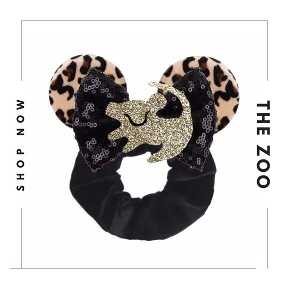 Scrunchie with Mouse Ears Simba Bambi - Picture 2 of 3